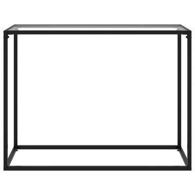 vidaXL Konzolový stolek průhledný 100 x 35 x 75 cm tvrzené sklo