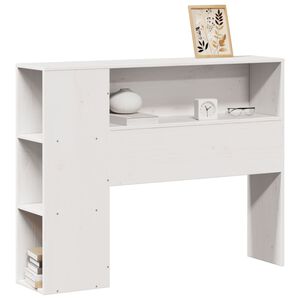 vidaXL Čelo postele s &uacute;ložn&yacute;m prostorem b&iacute;l&eacute; 75 cm masivn&iacute; borovice