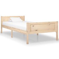 vidaXL Rám postele masivní borové dřevo 90 x 200 cm