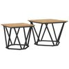 vidaXL Sada odkl&aacute;dac&iacute;ch stolků 2 pcs Artisanov&yacute; dub 50 x 50 x 40 cm