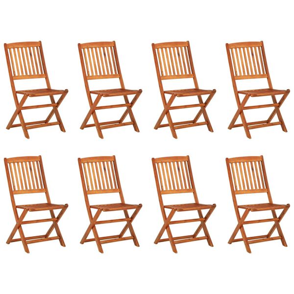 vidaXL 9d&iacute;ln&yacute; zahradn&iacute; j&iacute;deln&iacute; set 220x90x75 cm masivn&iacute; ak&aacute;ciov&eacute; dřevo