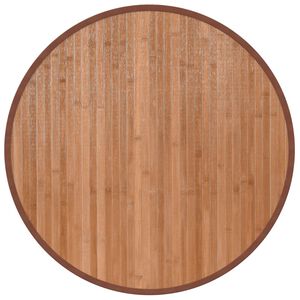 vidaXL Koberec kulat&yacute; př&iacute;rodn&iacute; 60 cm bambus