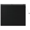 vidaXL Venet &scaron;koln&iacute; žaluzie Čern&aacute; 140 x 130 cm 35 mm Masivn&iacute; paulovnie