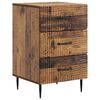 vidaXL Nočn&iacute; skř&iacute;ňka Star&eacute; dřevo 43 x 41 x 66,5 cm Kompozitn&iacute; dřevo