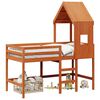 vidaXL R&aacute;m postele loft Voskově Hněd&aacute; 90 x 190 cm Masivn&iacute; borovice
