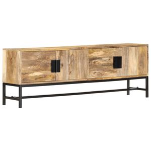 vidaXL TV stolek 140 x 30 x 50 cm masivn&iacute; mangovn&iacute;kov&eacute; dřevo