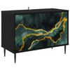 vidaXL Televizn&iacute; skř&iacute;ň WIJHE 69 x 33 x 50,5 cm Čern&yacute; dub
