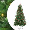 vidaXL V&aacute;nočn&iacute; stromeček s 150 LED diodami s stojanem Zelen&aacute; 150 cm PE