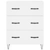 vidaXL Skř&iacute;ň highboard b&iacute;l&aacute; 69,5 x 34 x 180 cm kompozitn&iacute; dřevo