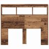 vidaXL Čelo postele Star&eacute; dřevo 120 x 17 x 102 cm kompozitn&iacute; dřevo
