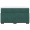 vidaXL Box spring postel s matrac&iacute; tmavě zelen&aacute; 120x190 cm samet