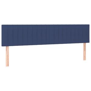vidaXL Čela postele modr&aacute; 180x5x78/88 cm l&aacute;tka