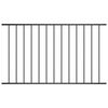 vidaXL Plotov&yacute; panel Woerden pr&aacute;&scaron;kově lakovan&aacute; ocel 163x117 cm čern&yacute;