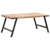 vidaXL J&iacute;deln&iacute; stůl 180 x 90 x 76 cm masivn&iacute; mangovn&iacute;kov&eacute; dřevo