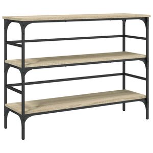 vidaXL Konzolov&yacute; stolek dub sonoma 100 x 32 x 75 cm kompozitn&iacute; dřevo