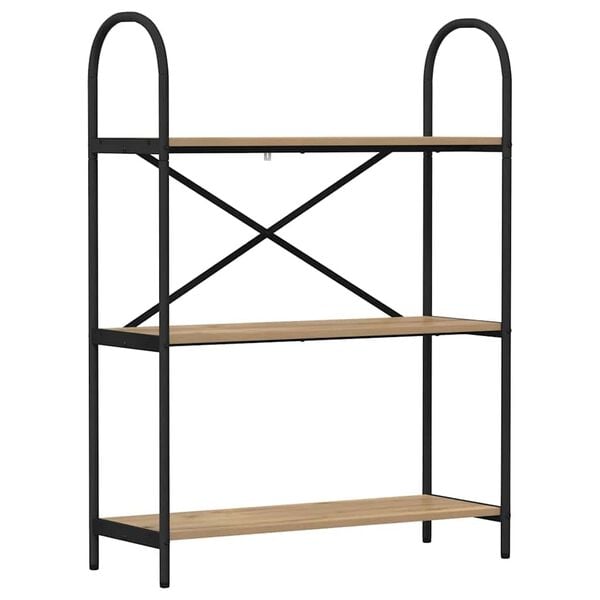 vidaXL Knihovna Artisanov&yacute; dub 80 x 30 x 109 cm Kompozitn&iacute; dřevo