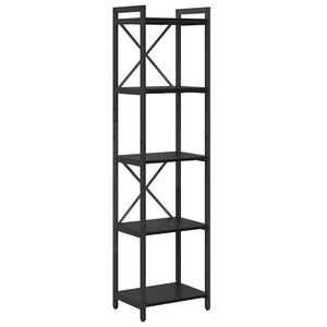 vidaXL Knihovna 40 x 30 x 155 cm Kompozitn&iacute; dřevo Čern&yacute; dub