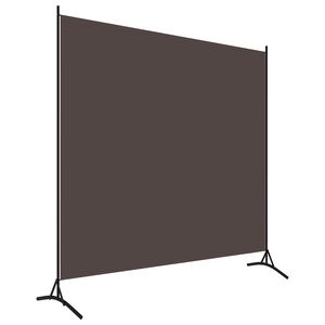 vidaXL Parav&aacute;n hněd&yacute; 175 x 180 cm textil