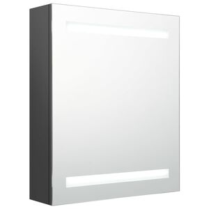vidaXL LED koupelnov&aacute; skř&iacute;ňka se zrcadlem &scaron;ed&aacute; 50 x 14 x 60 cm