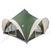 vidaXL Tipi stan se střechou Zelen&aacute; 6 osob Polyester a ocel