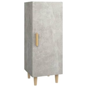 vidaXL Př&iacute;born&iacute;k betonově &scaron;ed&yacute; 34,5 x 34 x 90 cm kompozitn&iacute; dřevo