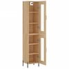 vidaXL Skř&iacute;ň highboard dub sonoma 34,5 x 34 x 180 cm kompozitn&iacute; dřevo