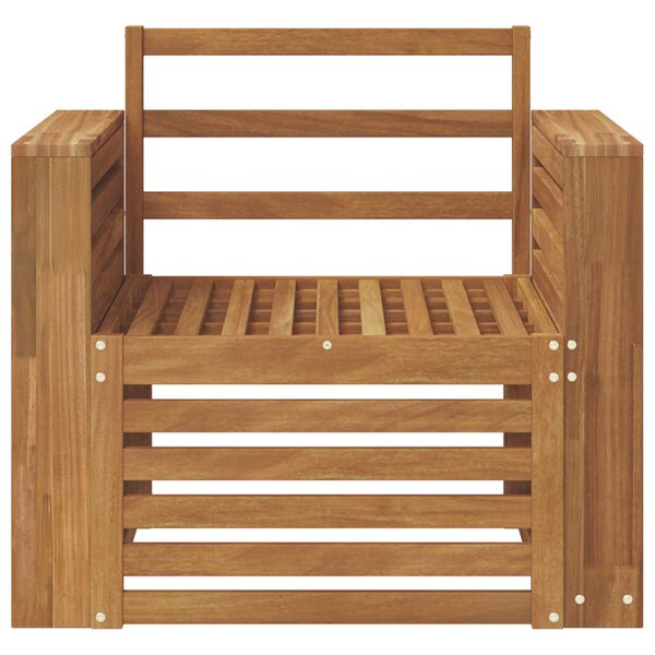 vidaXL Venkovn&iacute; pohovkov&aacute; souprava Př&iacute;rodn&iacute; 79 x 63 x 73 cm