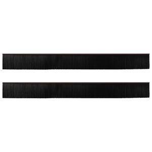 vidaXL Samolepic&iacute; &scaron;těrbiny na dveře 2 pcs Hněd&aacute; 100 cm