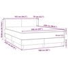 vidaXL Box spring postel s matrac&iacute; tmavě zelen&aacute; 160x220 cm samet