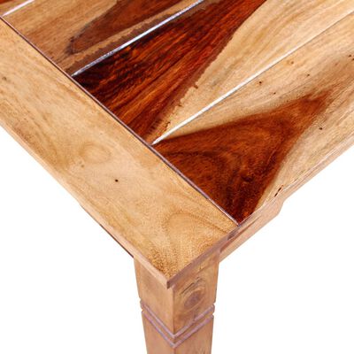 vidaXL Jídelní stůl, masivní sheeshamové dřevo, 82x80x76 cm