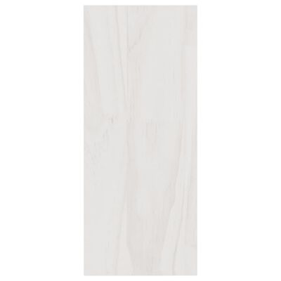 vidaXL Knihovna bílá 40 x 30 x 71,5 cm masivní borovice