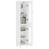 vidaXL Skř&iacute;ň highboard b&iacute;l&aacute; 34,5 x 34 x 180 cm kompozitn&iacute; dřevo