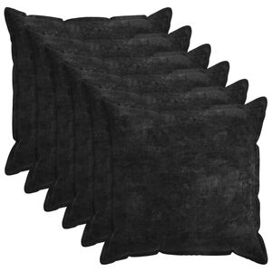 vidaXL Povlak na pol&scaron;t&aacute;ř 6 ks HOUTEN Antracitov&aacute; 80 x 80 cm