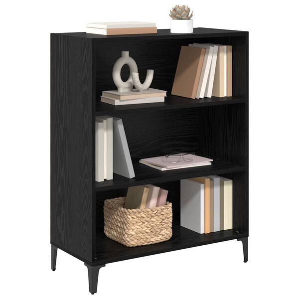 vidaXL Serv&iacute;rovac&iacute; skř&iacute;ň Čern&yacute; dub 69,5 x 32,5 x 90 cm