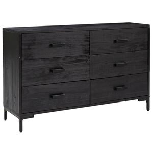 vidaXL Př&iacute;born&iacute;k čern&yacute; 110 x 35 x 70 cm masivn&iacute; borov&eacute; dřevo