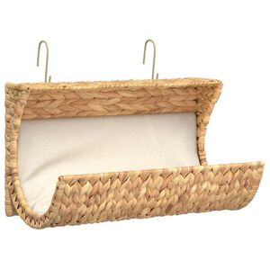 vidaXL Pel&iacute;&scaron;ek pro kočku s pol&scaron;t&aacute;řkem vodn&iacute; hyacint 37 x 20 x 20 cm