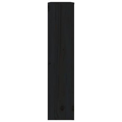 vidaXL Kryt na radiátor Černá 79,5 x 19 x 84 cm masivní borové dřevo