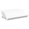 vidaXL Reg&aacute;l na časopisy B&iacute;l&aacute; 90 x 53 x 28,5 cm Kompozitn&iacute; dřevo