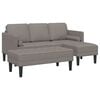 vidaXL Set pohovek 2 ks Taupe Polyester