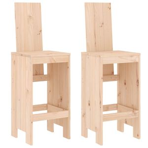 vidaXL Barov&eacute; stoličky 2 ks 40 x 42 x 120 cm masivn&iacute; borov&eacute; dřevo