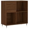 vidaXL Skř&iacute;ňka na LP desky hněd&yacute; dub 84,5x38x89 cm kompozitn&iacute; dřevo