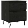 vidaXL Z&aacute;suvka pod postel Čern&yacute; dub 40 x 35 x 50 cm Kompozitn&iacute; dřevo