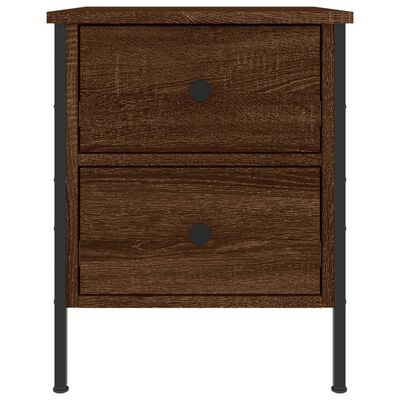 vidaXL Noční stolek hnědý dub 40 x 42 x 50 cm kompozitní dřevo