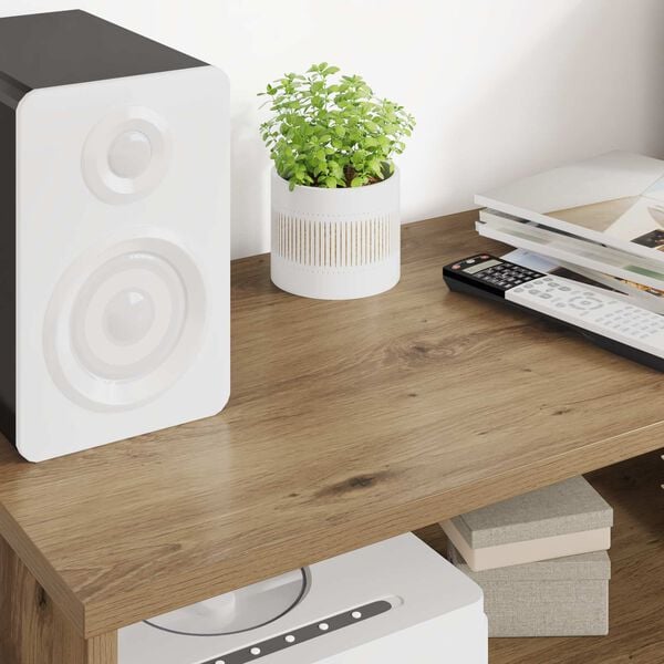 vidaXL Televizn&iacute; skř&iacute;ň Artisanov&yacute; dub 80 x 35 x 40 cm kompozitn&iacute; dřevo