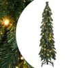 vidaXL Uměl&yacute; v&aacute;nočn&iacute; stromek s LED osvětlen&iacute;m 60 LED 120 cm