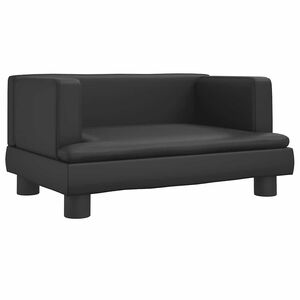 vidaXL Pel&iacute;&scaron;ek pro psy čern&yacute; 60 x 40 x 30 cm uměl&aacute; kůže
