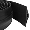 vidaXL Podlahov&eacute; těsněn&iacute; do gar&aacute;že Čern&aacute; 155 x 28 mm 1 m EPDM guma