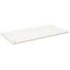 vidaXL Deska psac&iacute;ho stolu b&iacute;l&aacute; 100 x 50 x 2,5 cm masivn&iacute; borov&eacute; dřevo