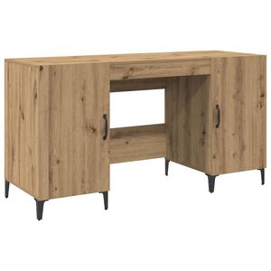 vidaXL Stůl Dub artisan 140 x 50 x 75 cm Kompozitn&iacute; dřevo
