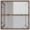 vidaXL Zahradn&iacute; barov&yacute; stůl hněd&yacute; 70 x 70 x 110 cm polyratan